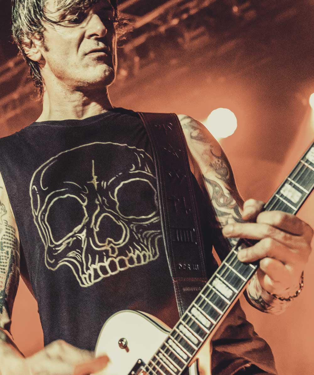 DER W Signature Gitarrengurt geprägt