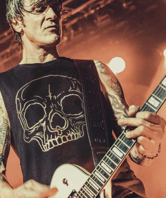 DER W Signature Gitarrengurt geprägt