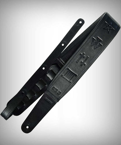 DER W Signature Gitarrengurt geprägt