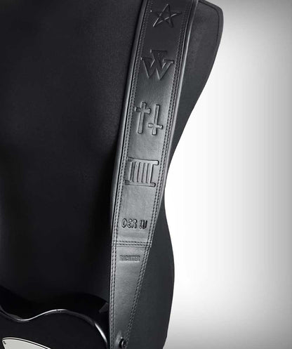 DER W Signature Gitarrengurt geprägt